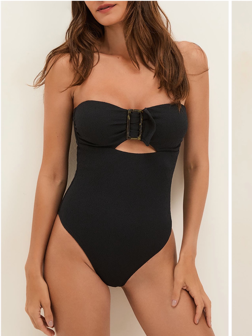 Vix Paula Hermanny Firenze Sade Cutout Bandeau One Piece - Nwt - L